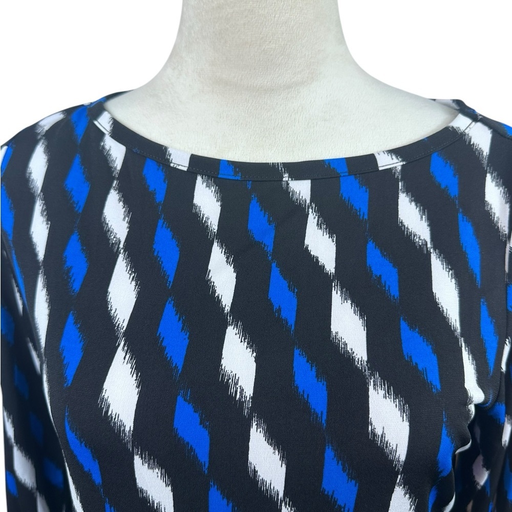 🔥 Host Pick 🔥 NWT Michael Kors Amalfi dress geometric print size medium petite - Picture 4 of 13